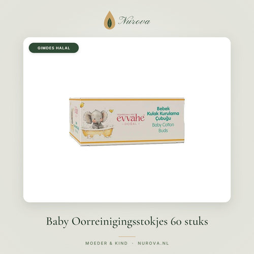 Baby Oorreinigingsstokjes 60 stuks