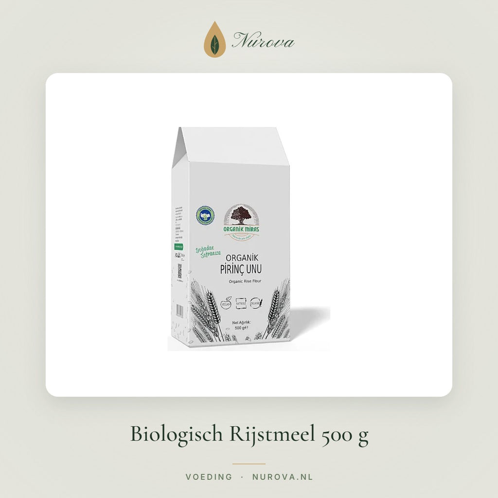 Biologisch Rijstmeel 500 g – Nurova