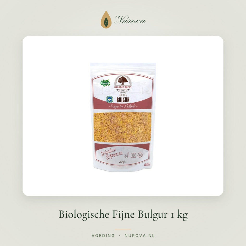 Biologische Fijne Bulgur 1 kg – Nurova