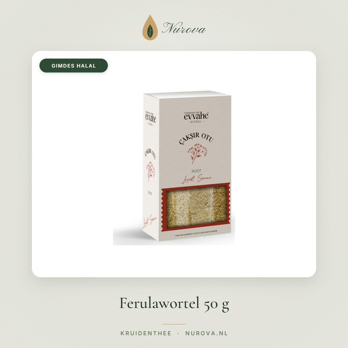 Ferulawortel 50 g – Nurova