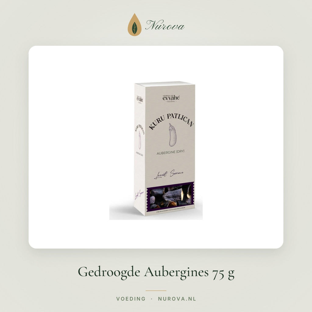 Gedroogde Aubergines 75 g – Nurova