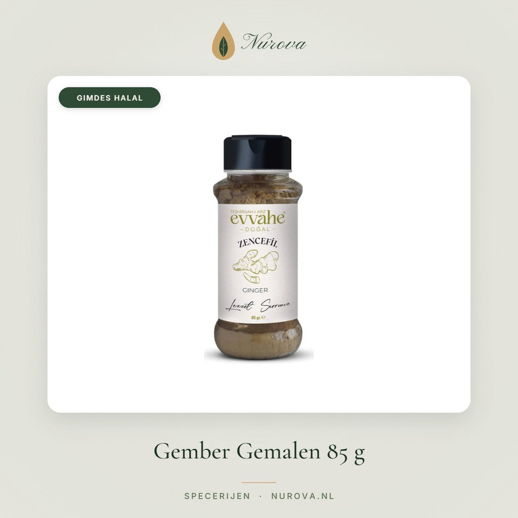 Gember Gemalen 85 g – Nurova