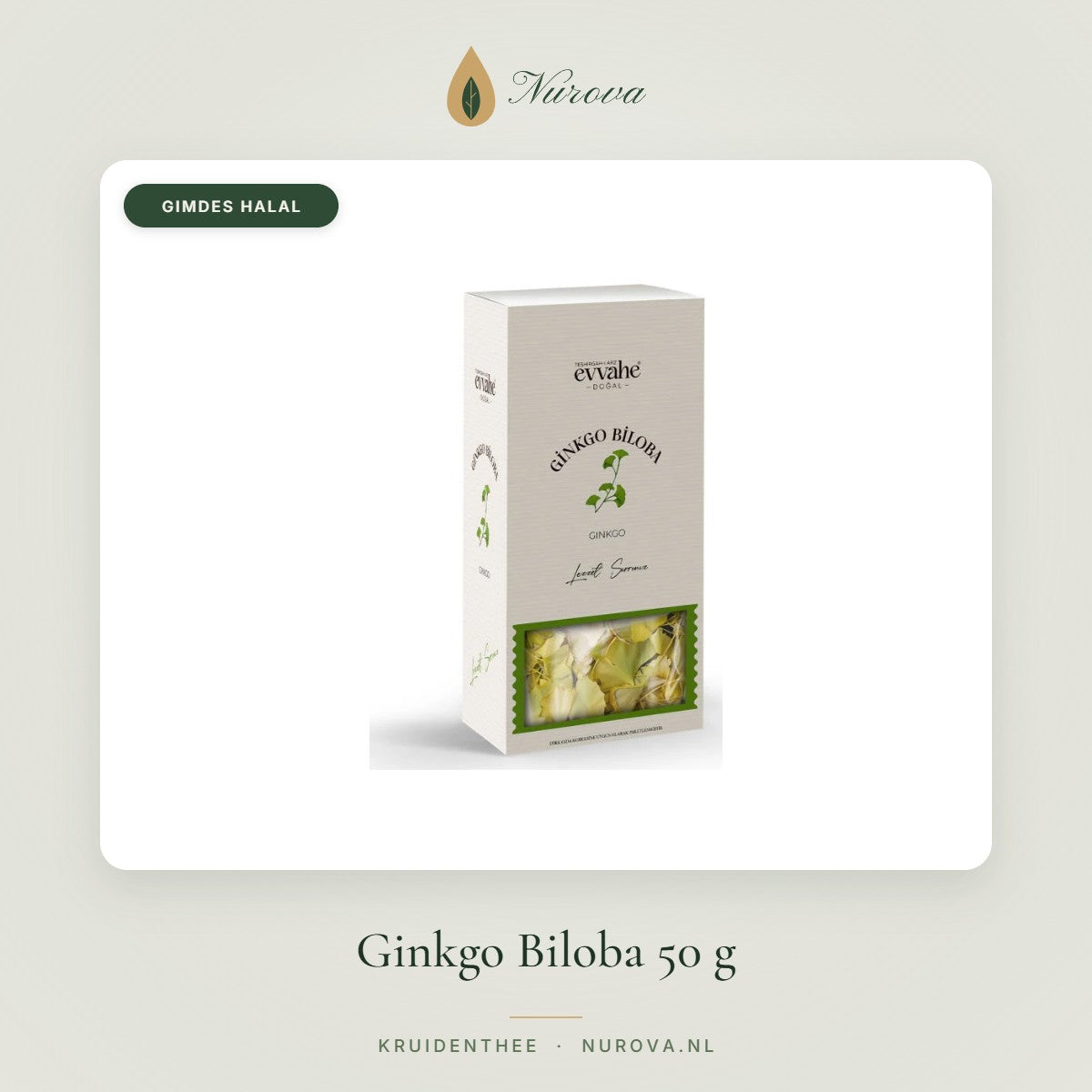 Ginkgo Biloba 50 g – Nurova