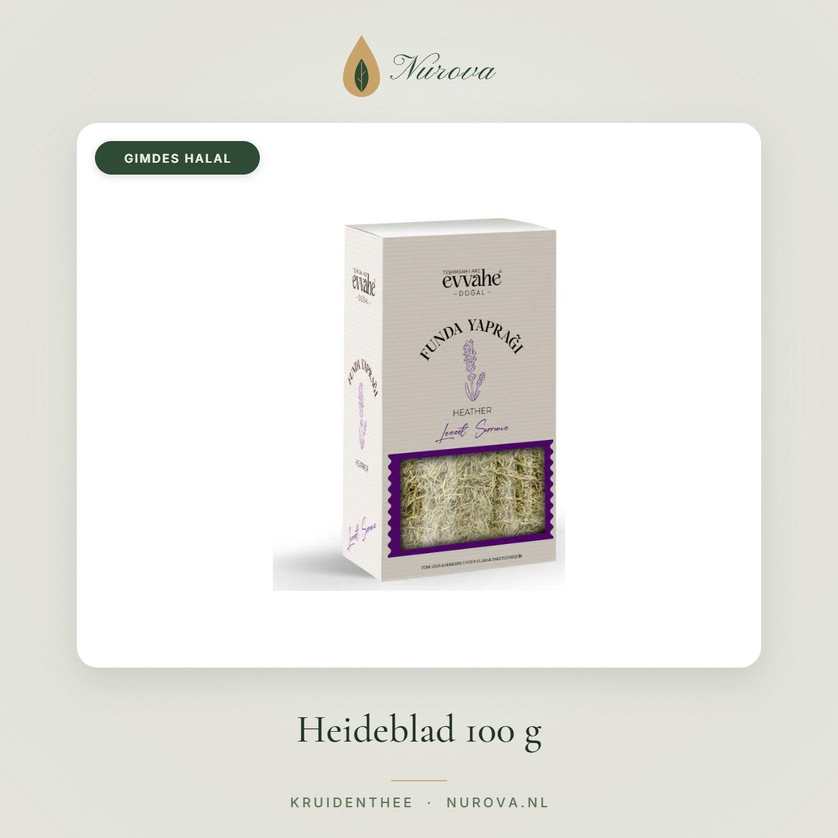 Heideblad 100 g – Nurova
