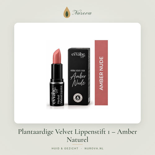 Plantaardige Velvet Lippenstift 1 – Amber Naturel