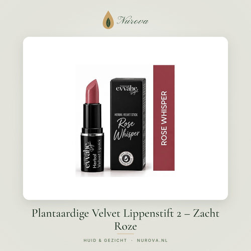 Plantaardige Velvet Lippenstift 2 – Zacht Roze