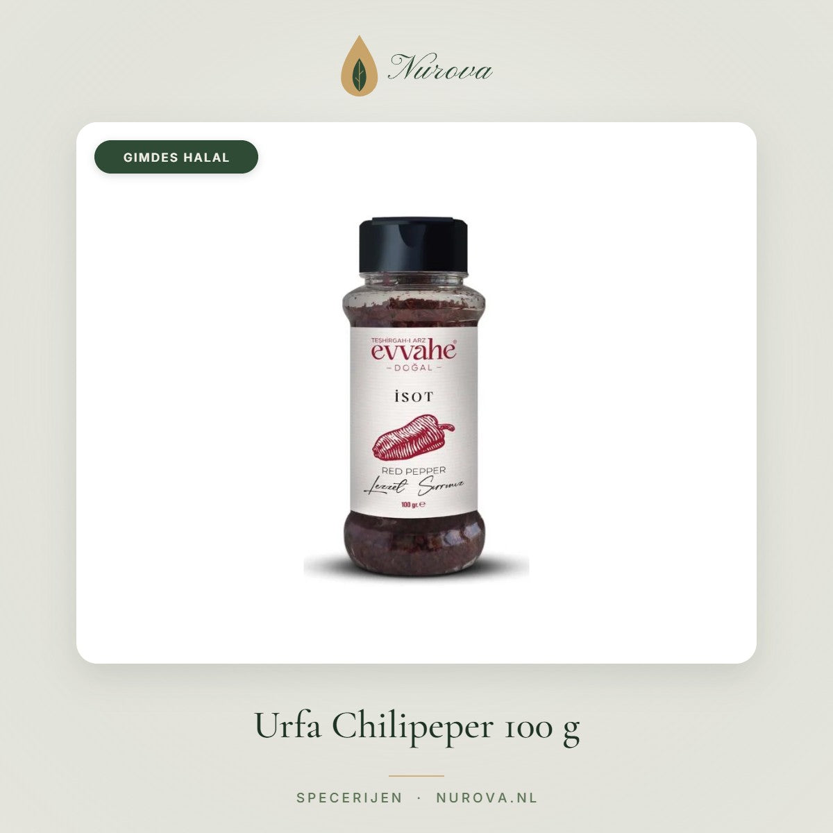 Urfa Chilipeper 100 g – Nurova