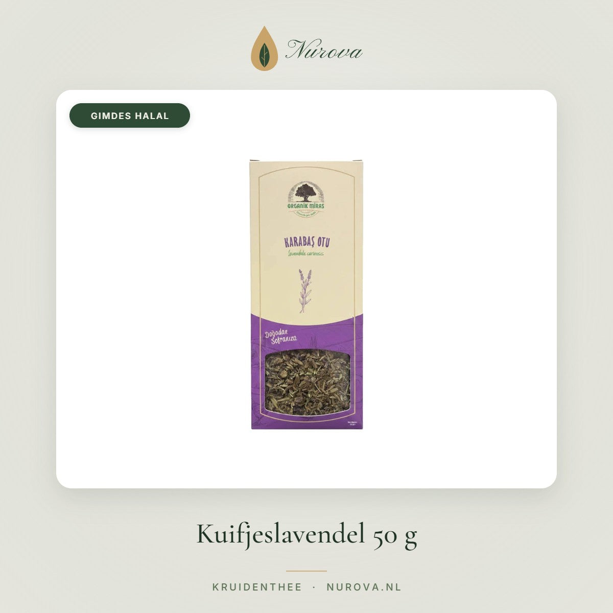 Kuifjeslavendel 50 g – Nurova