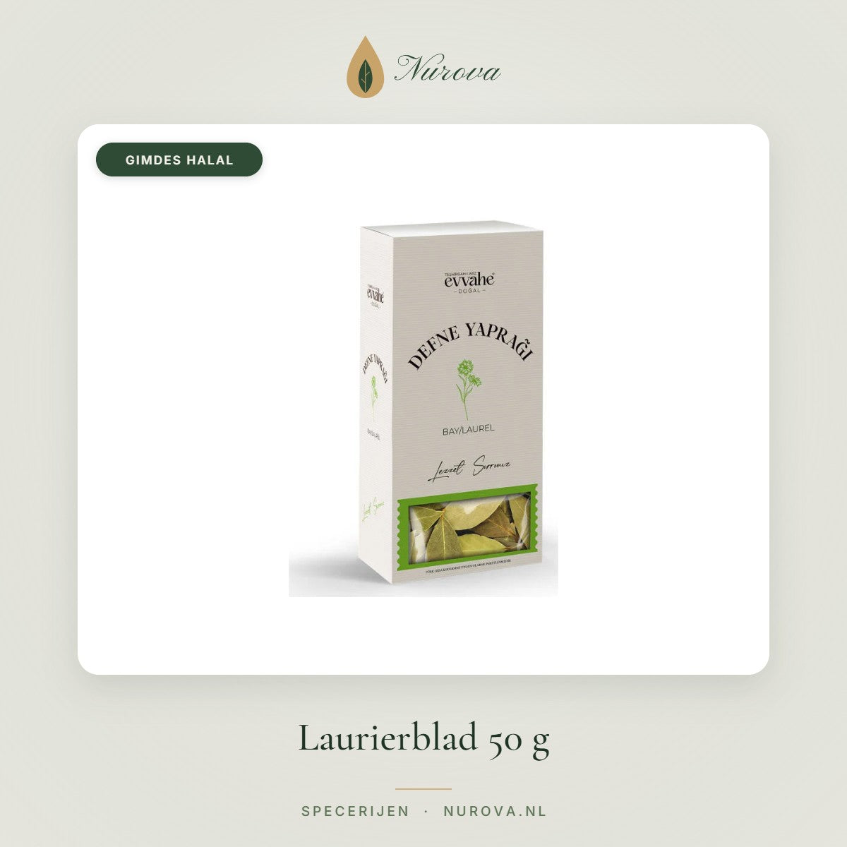 Laurierblad 50 g – Nurova