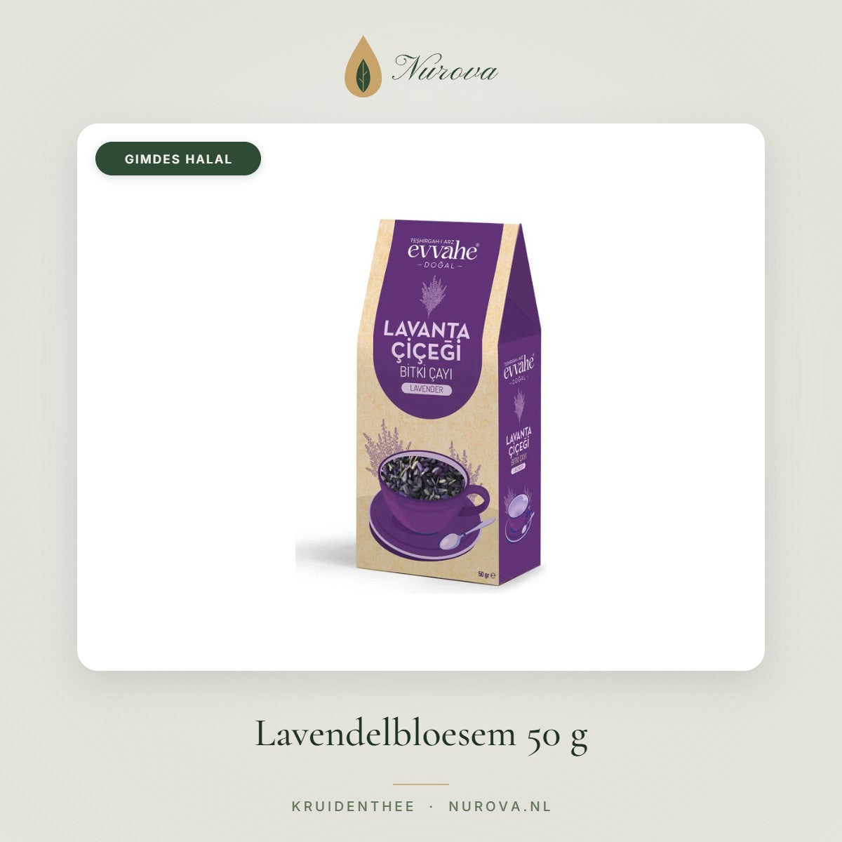Lavendelbloesem 50 g – Nurova