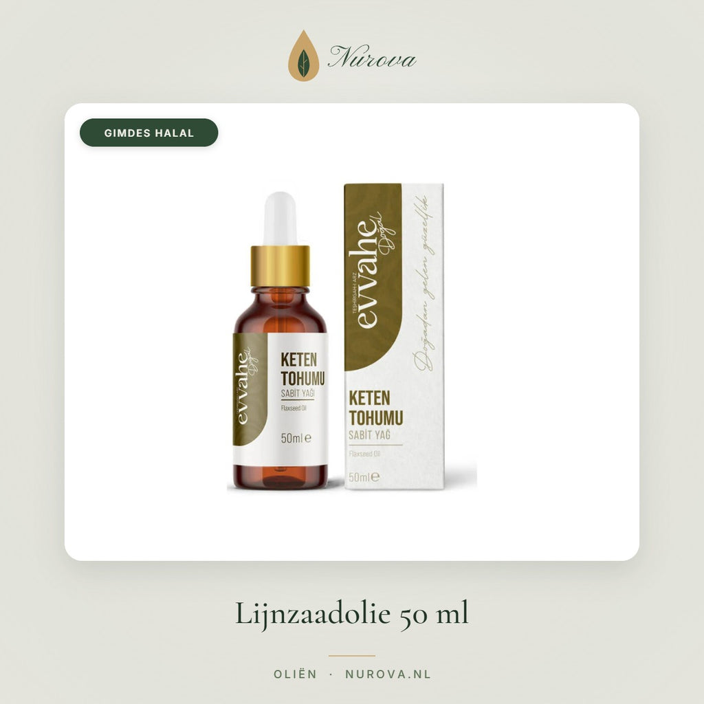 Lijnzaadolie 50 ml – Nurova