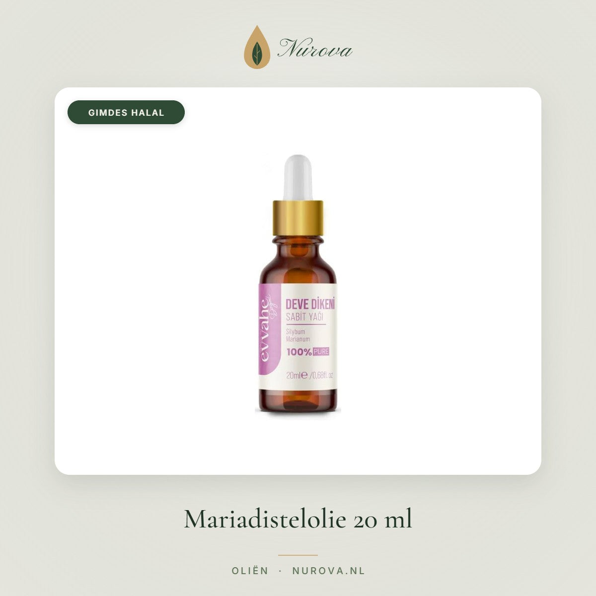 Mariadistelolie 20 ml – Nurova