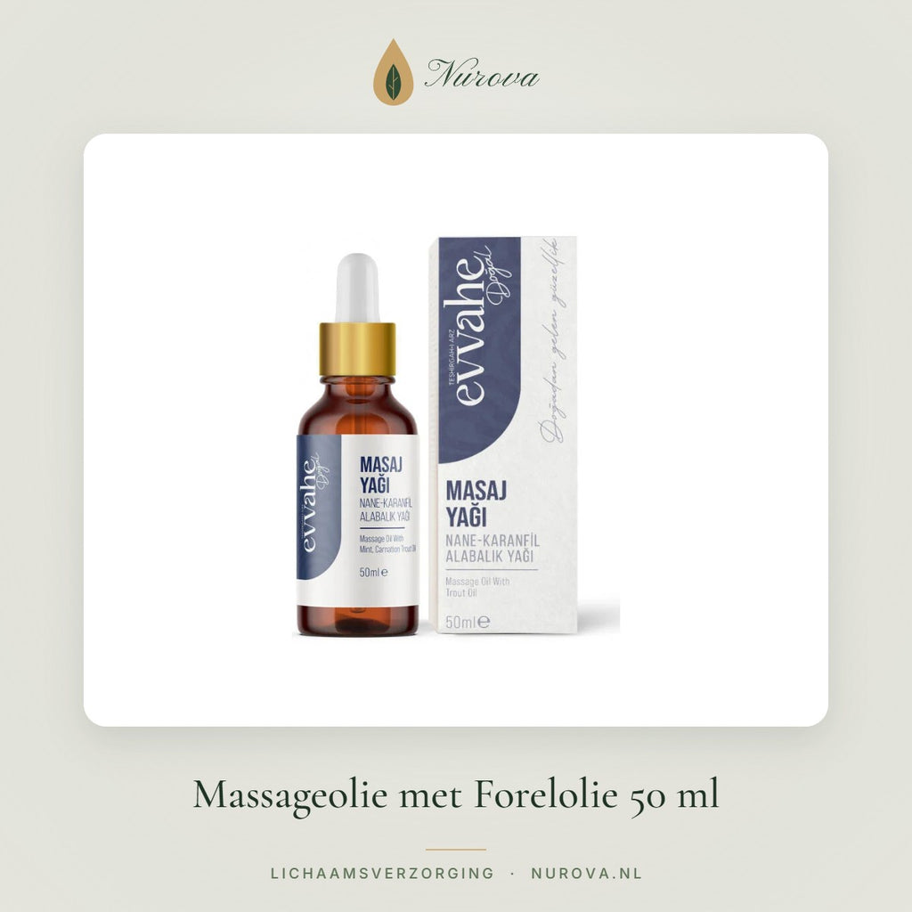 Massageolie met Forelolie 50 ml – Nurova