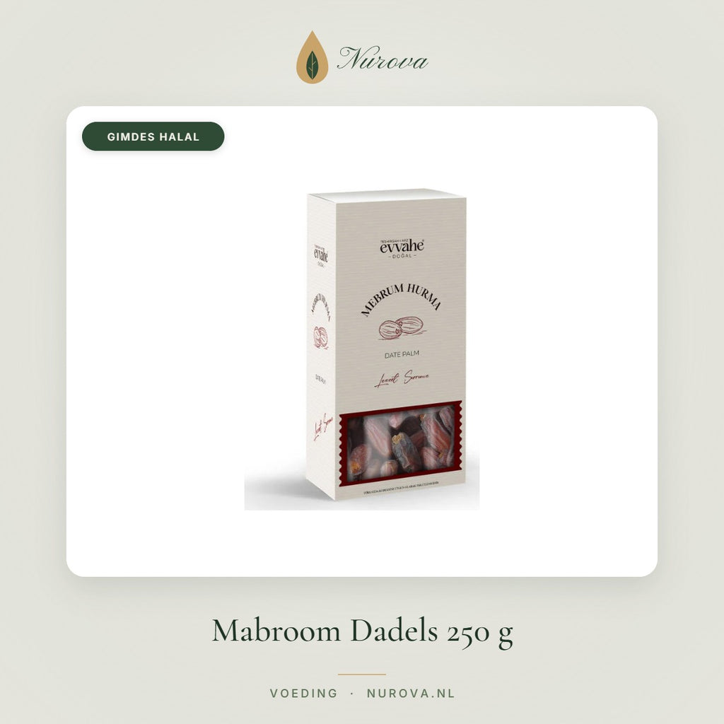Mabroom Dadels 250 g – Nurova