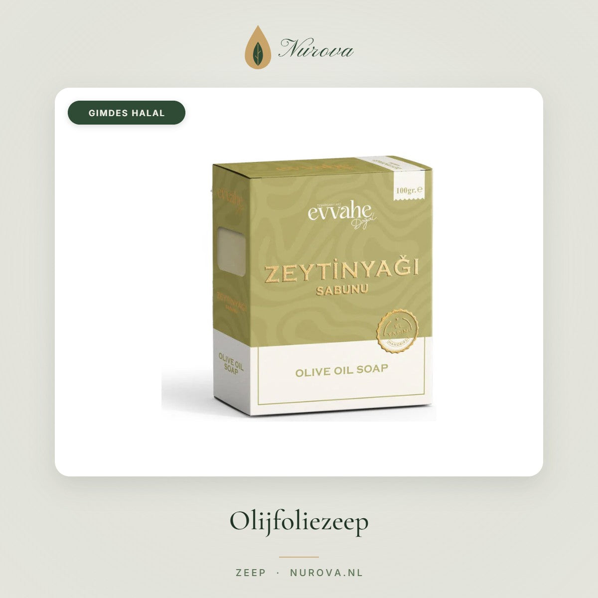 Olijfoliezeep – Nurova