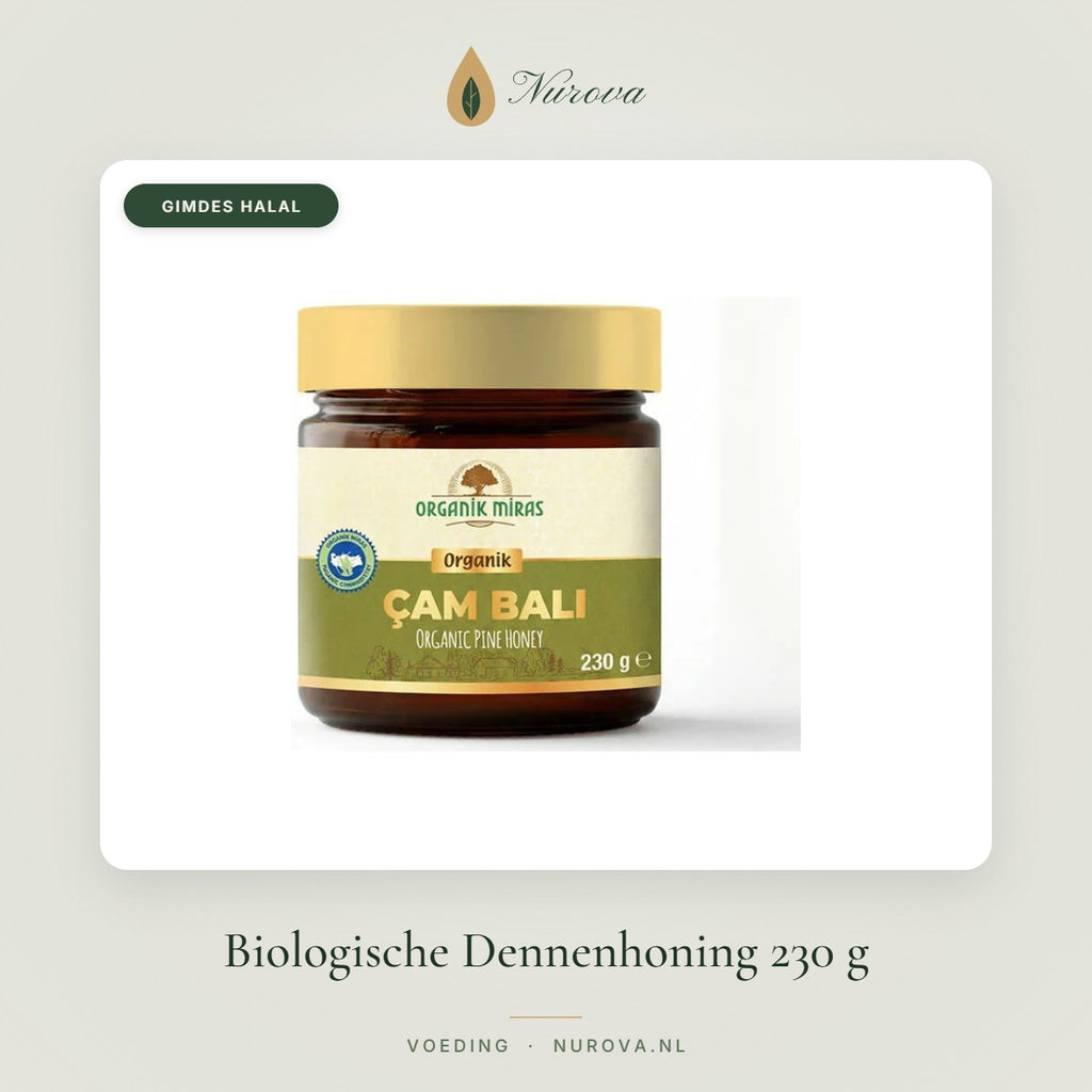 Biologische Dennenhoning 230 g – Nurova