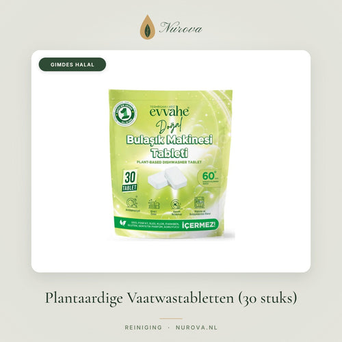 Plantaardige Vaatwastabletten (30 stuks)