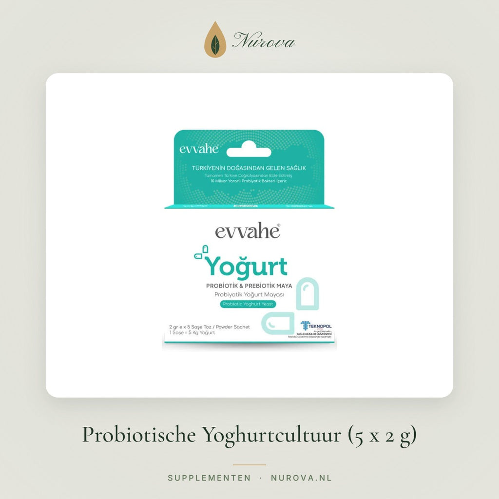 Probiotische Yoghurtcultuur (5 x 2 g) – Nurova