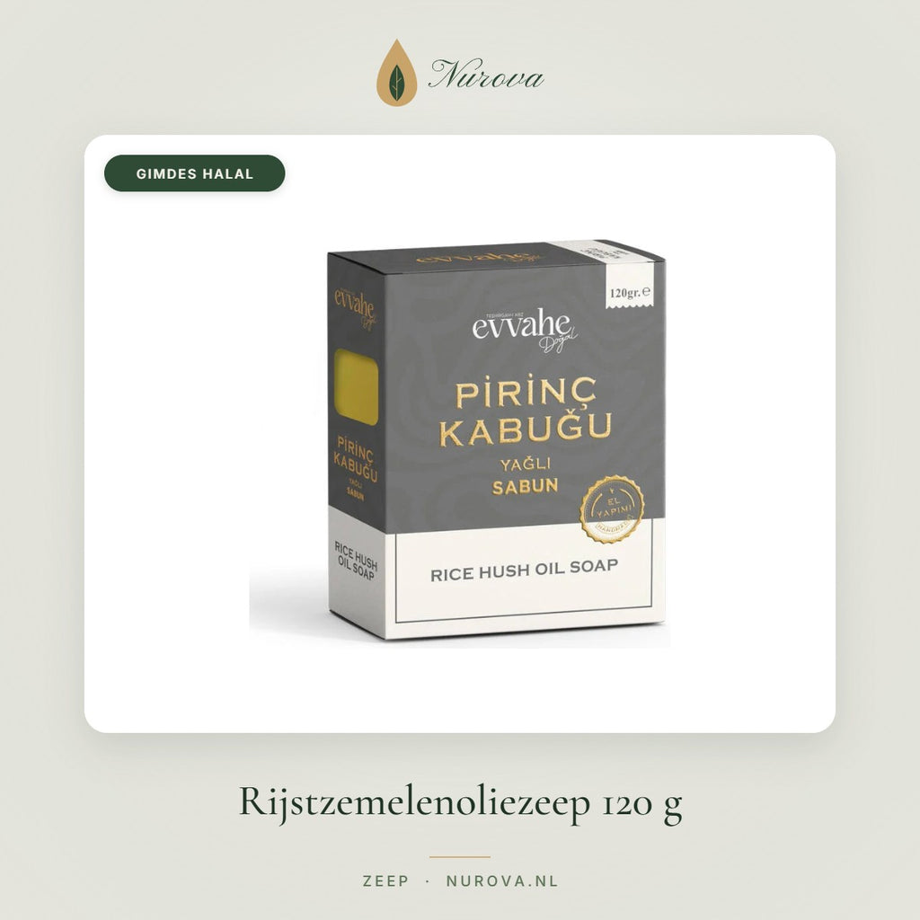Rijstzemelenoliezeep 120 g – Nurova