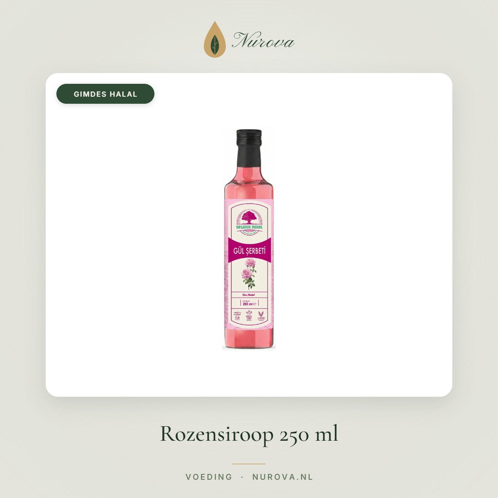Rozensiroop 250 ml – Nurova