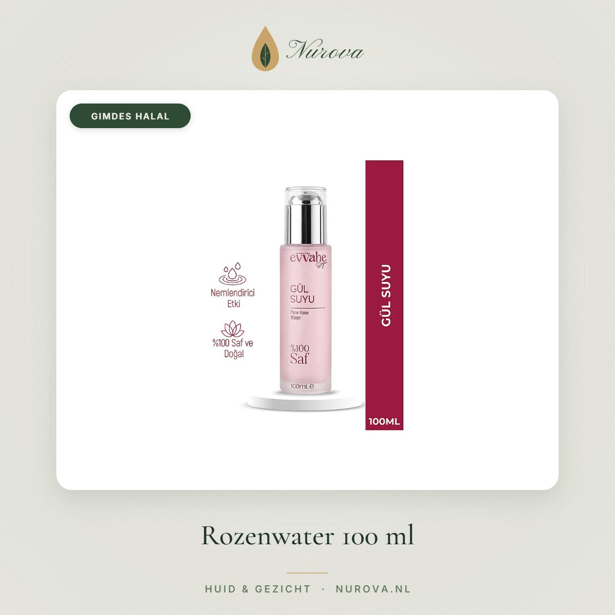 Rozenwater 100 ml – Nurova