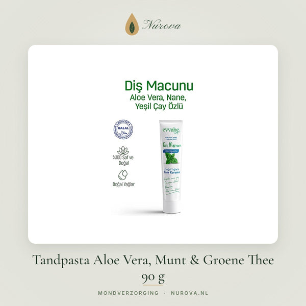 Tandpasta Aloe Vera, Munt & Groene Thee 90 g