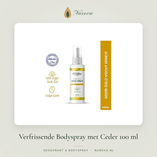 Verfrissende Bodyspray met Ceder 100 ml