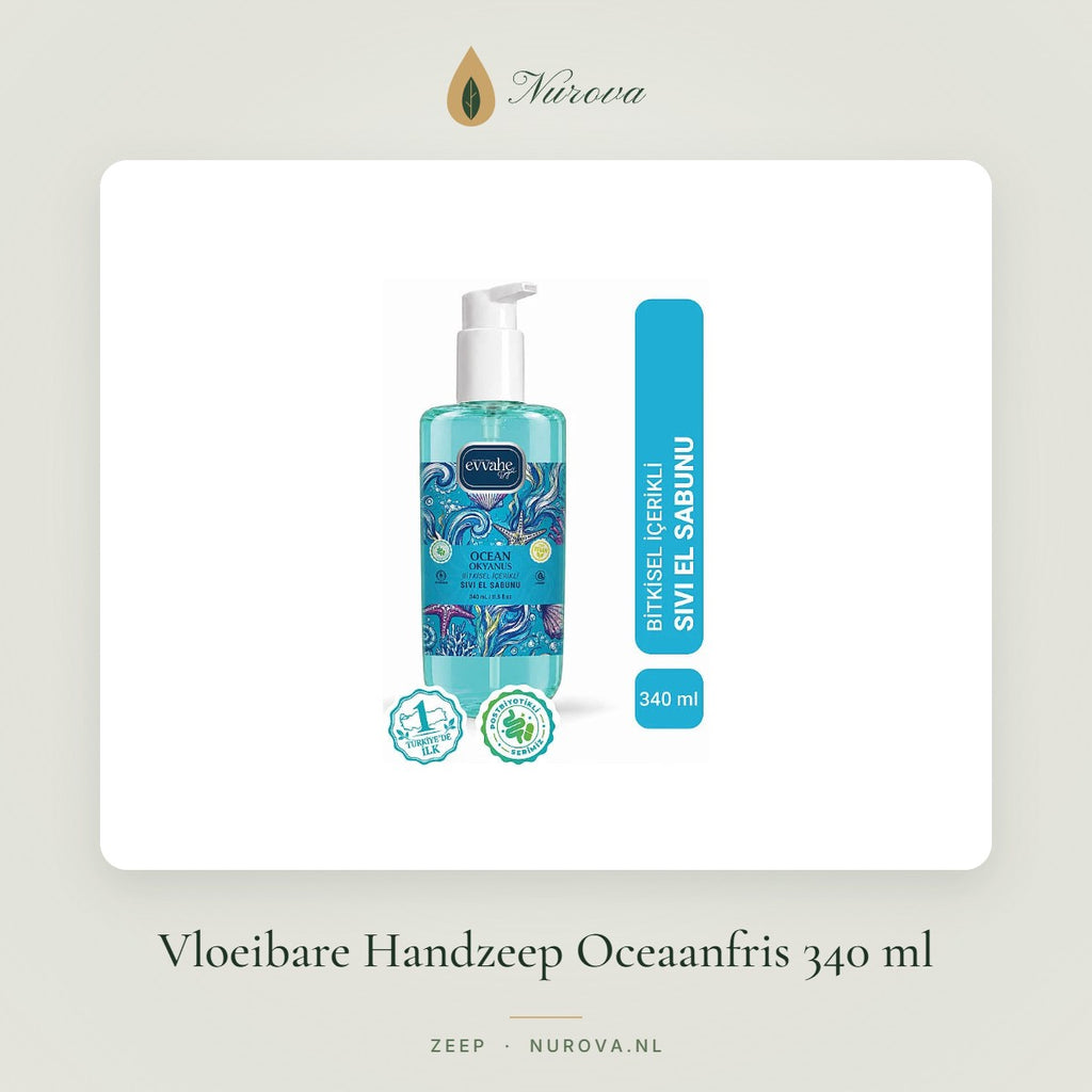 Vloeibare Handzeep Oceaanfris 340 ml – Nurova