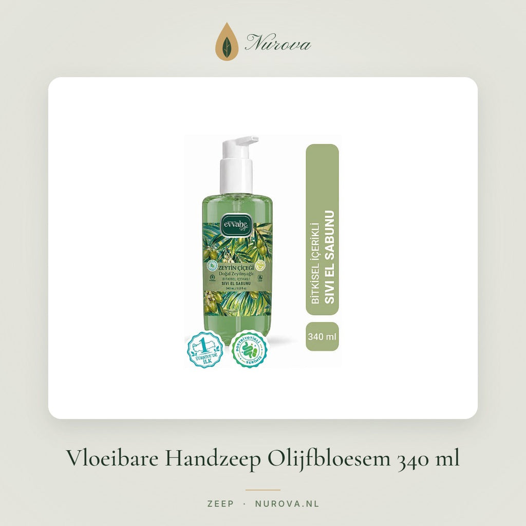 Vloeibare Handzeep Olijfbloesem 340 ml – Nurova