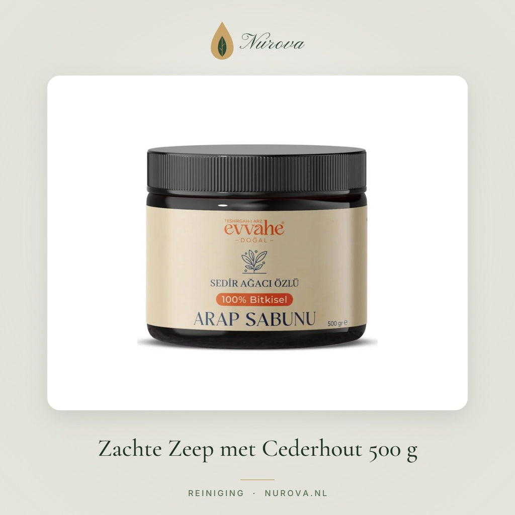 Zachte Zeep met Cederhout 500 g – Nurova
