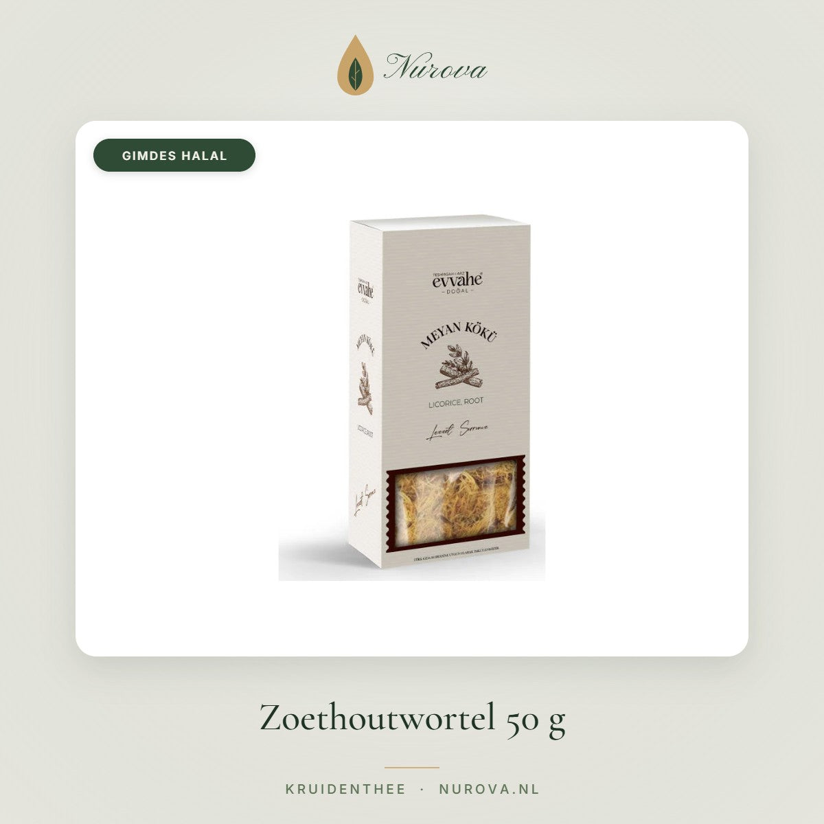 Zoethoutwortel 50 g – Nurova